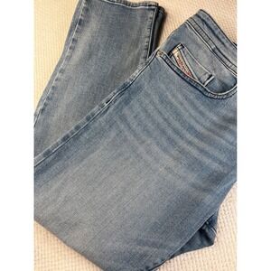 Diesel Buster Regular Slim Tapered Jeans Light Blue Wash Mens W36 New With Tags